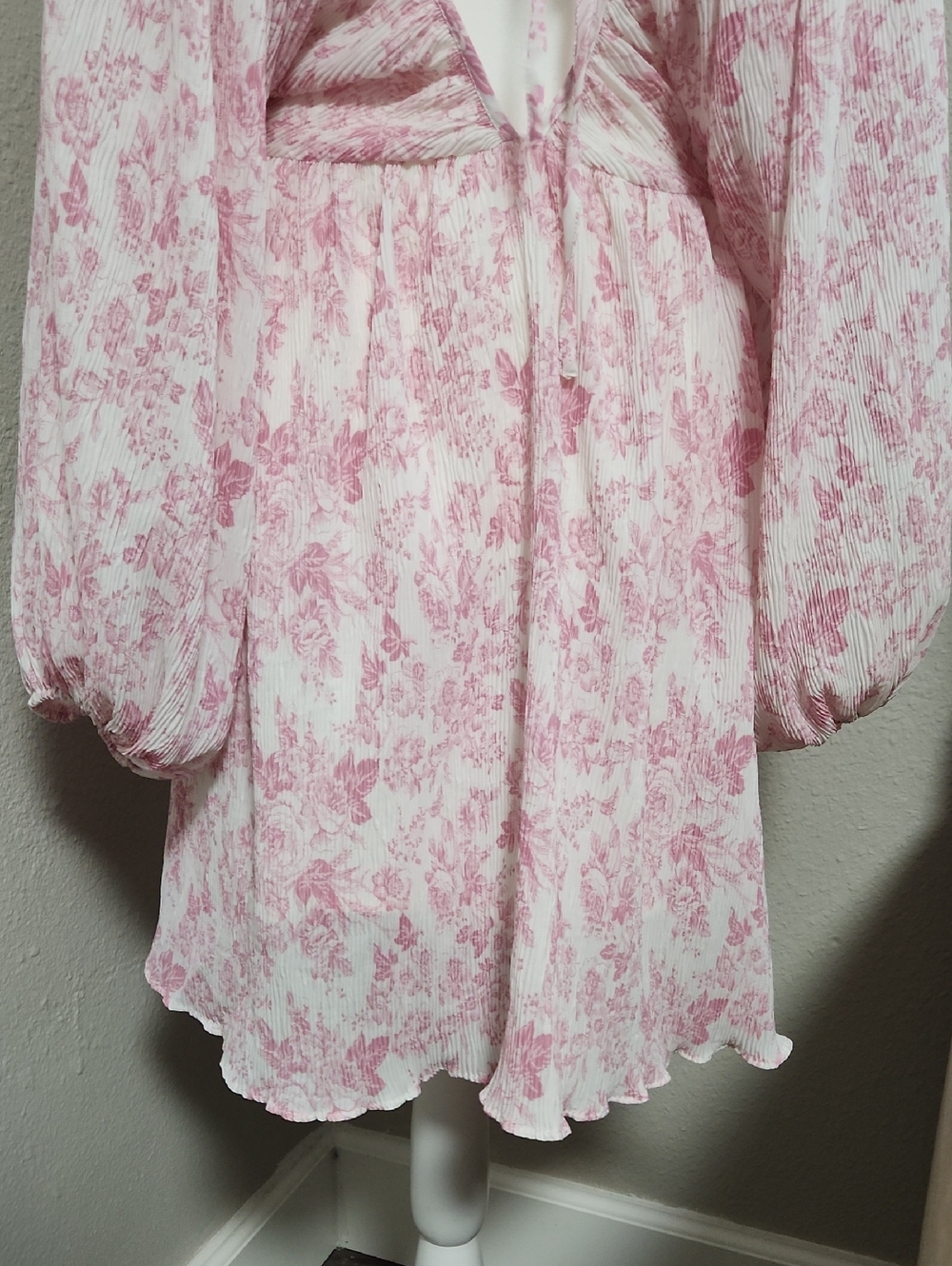 Mable pink floral print dress - Picture 8 of 10